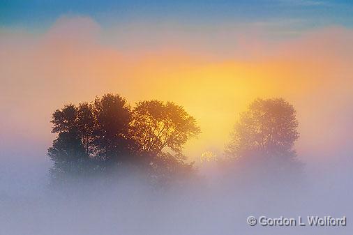 Foggy Sunrise_13464.jpg - Photographed along the Rideau Canal Waterway near Smiths; Falls, Ontario, Canada.
